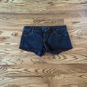 Billabong Size 5 Black Billabong Cutoff Shorts